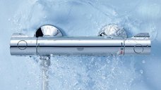 Baterie cabina dus,termostat Grohtherm 800,crom,fara set dus-34558000