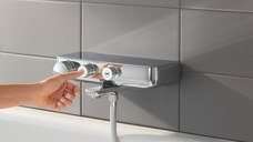 Baterie cada dus cu termostat Grohe Euphoria SmartControl-34718000