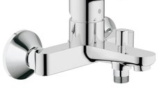 Baterie cada/dus Grohe Bau Edge, montare pe perete, crom-23334000
