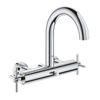 Baterie cada Grohe Atrio, montare pe perete, crom - 25010003 - 1