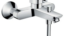 Baterie cada Hansgrohe Logis, fara furtun si para de dus, montare pe perete, crom -71400000