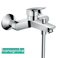 Baterie cada Hansgrohe Logis, fara furtun si para de dus, montare pe perete, crom -71400000 - 1