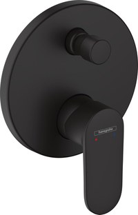 Baterie cada Hansgrohe Vernis Blend montaj incastrat, negru mat - 71466670 - 1