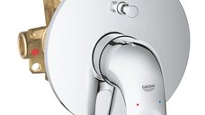 Baterie cada si dus incastrata Grohe Eurostyle, cu corp incastrat, crom - 33637003