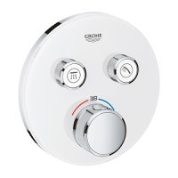 Baterie cada termostatata Grohe Grohtherm SmartControl, 2 iesiri, montaj incastrat, moon white - 29151LS0 - 1