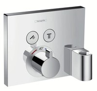 Baterie cada termostatata Hansgrohe ShowerSelect, agatatoare dus, montaj incastrat, crom - 15765000 - 1