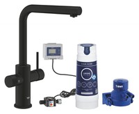 Baterie de bucatarie Grohe Blue Pure Vento, filtrare apa, pipa inalta, dus extractabil, 600 l filtru inclus, 30579KF0 - 1