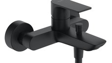 Baterie de cada Hansgrohe Rebris E, 1/2'', monocomanda, negru mat - 72450670