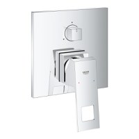Baterie dus  Grohe Eurocube, monocomanda, diverter, 3 iesiri, crom - 24094000 - 1