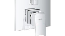 Baterie dus  Grohe Eurocube, monocomanda, diverter, 3 iesiri, crom - 24094000