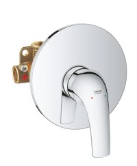 Baterie dus Grohe Start Curve, 1/2'', cartus ceramic, protectie reflux, crom - 29114000 - 1