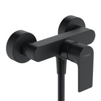 Baterie dus Hansgrohe Rebris E, negru mat - 72650670 - 1