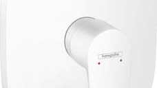 Baterie dus Hansgrohe Talis E montaj incastrat,  alb mat - 71765700