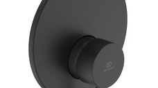 Baterie dus Ideal Standard Ceraline, montaj incastrat, include corp incastrat, negru mat - A6940XG
