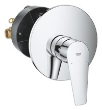 Baterie dus incastrata Grohe BauEdge New,1/2'',monocomanda, crom - 29078001 - 1