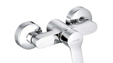Baterie dus Kludi Pure & Easy, monocomanda, crom - 378410565