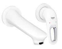 Baterie lavoar cu 2 găuri  Grohe Eurostyle marimea M culoare alb - 1
