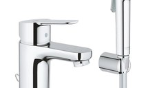 Baterie lavoar cu functie de bideu Grohe Bauedge,furtune flexibile, crom-23757000