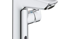 Baterie lavoar electronica Grohe Eurosmart,2 in 1 hybrid, 6 V, cu maner aparent, crom - 23975003