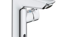 Baterie lavoar electronica Grohe Eurosmart,2 in 1 hybrid, 6 V, cu maner aparent, crom - 23975003