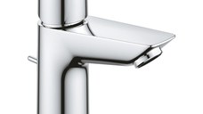 Baterie lavoar Grohe BauEdge, 3/8'', marimea S, monocomanda, crom - 23328001