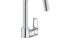 Baterie lavoar Grohe Bauloop marimea L,model 2022,furtunuri flexibile,crom-23891001