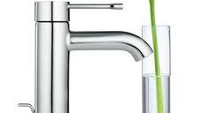 Baterie lavoar Grohe Essence New marimea S,furtune flexibile,crom-23589001