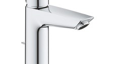 Baterie lavoar Grohe Eurosmart New 2021, marimea M, furtunuri flexibile, crom-23322003