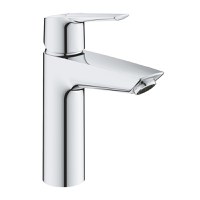 Baterie lavoar Grohe Start , 3/8'', marimea M, monocomanda, cartus ceramic, evacuare push to open, crom-24204002 - 1
