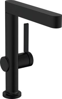 Baterie lavoar Hansgroghe Finoris 230, pivotanta, ventil push-open, negru mat - 76060670 - 1