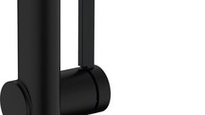 Baterie lavoar Hansgroghe Finoris 230, pivotanta, ventil push-open, negru mat - 76060670