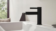 Baterie lavoar Hansgrohe Finoris 100, ventil push-open, negru mat - 76010670