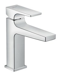 Baterie lavoar Hansgrohe Metropol 110, ventil push-open, crom - 32507000 - 1