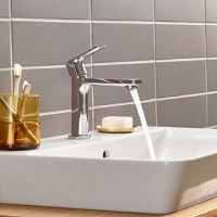 Baterie lavoar Hansgrohe Rebris E 110 cool start, ventil pop-up, crom - 72559000 - 1