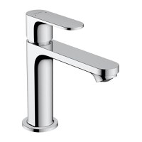 Baterie lavoar Hansgrohe Rebris S 110 Ecosmart, 3/8'',  ventil pop-up, crom - 72517000 - 1