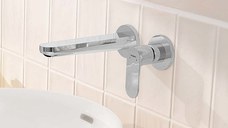 Baterie lavoar Hansgrohe Rebris S EcoSmart, pipa 200 mm, crom - 72528000