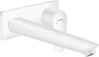 Baterie lavoar Hansgrohe Talis E cu pipa 225 mm, alb mat - 71734700 - 1