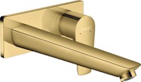 Baterie lavoar Hansgrohe Talis E cu pipa 225 mm, polished gold optic - 71734990 - 1