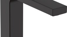 Baterie lavoar Hansgrohe Vernis Shape 190, ventil pop-up, negru mat - 71562670