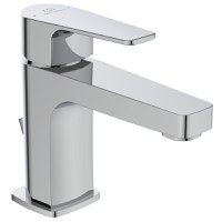 Baterie lavoar Ideal Standard Cerafine D h80, ventil metalic pop-up, crom-BC685AA - 1