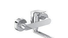 Baterie lavoar Ideal Standard Ceraflex, 1/2'', pipa lunga, cartus ceramic, pivotanta, crom - B1717AA