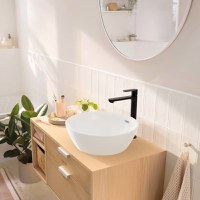 Baterie lavoar inalta Hansgrohe Rebris S 240, ventil Pop-Up, negru mat  - 72580670 - 1