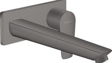 Baterie lavoar incastrata Hansgrohe Talis E pipa 225 mm, brushed black chrome - 71734340