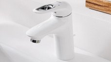 Baterie lavoar marimea S Grohe Eurostyle culoare alb ,maner decupat- 33558LS3