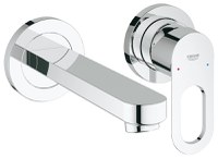 Baterie lavoar montaj incastrat, corp incastrat inclus, Grohe Bauloop-20289000 - 1