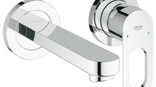 Baterie lavoar montaj incastrat, corp incastrat inclus, Grohe Bauloop-20289000