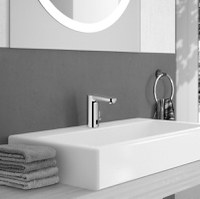 Baterie lavoar senzor Grohe Eurosmart Cosmo E mixare,crom, furtune flexibile, alimentare la priza-36325002 - 1