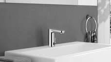 Baterie lavoar senzor Grohe Eurosmart Cosmo E mixare,crom, furtune flexibile, alimentare la priza-36325002