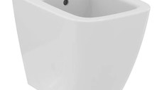 Bideu pe pardoseala Ideal Standard I.life S BTW, compact,  alb - T459501