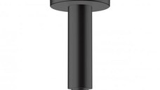 Brat de dus Hansgrohe Vernis Blend 100 mm, prindere in tavan, negru mat - 27804670